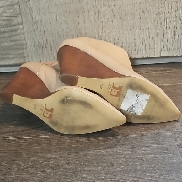Joe's Nude Leather Booties - Picture 5 of 5